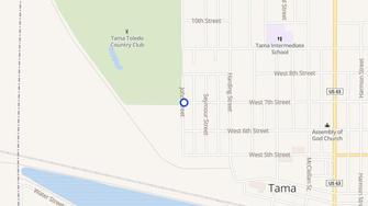 Map for Greenview Terrace - Tama, IA