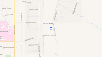 Map for Shady Creek Apartments - Pella, IA