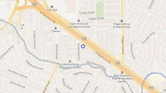 Map for Rancho Apartments - East Palo Alto, CA