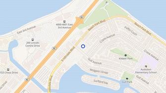 Map for Beach Park Apartments - Foster City, CA