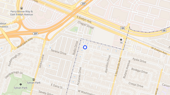 Map for Ayala Terrace Apartments - Sunnyvale, CA