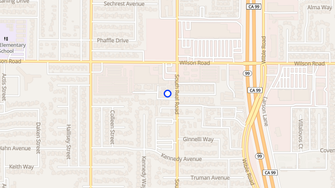 Map for Mirage Apartments - Bakersfield, CA