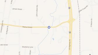 Map for Cedar Creek Apartments - Macon, MS