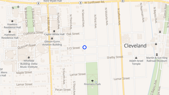 Map for Oak Court Estates - Cleveland, MS