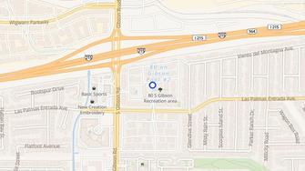 Map for 80 on Gibson  - Henderson, NV