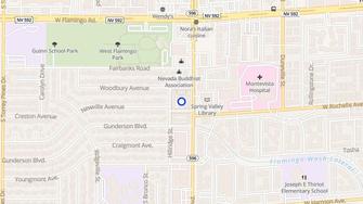 Map for Crosswinds Apartments - Las Vegas, NV