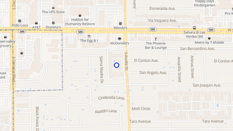 Map for Arville Park - Las Vegas, NV