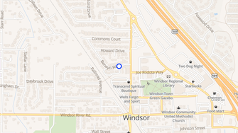 Map for Winter Creek Village - Windsor, CA