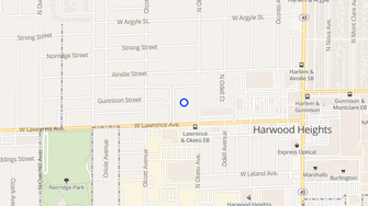 Map for Courtyard of Harwood Heights - Harwood Heights, IL