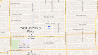 Map for University Gardens - Houston, TX