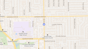 Map for Emerald Ridge Apartments - Garden Grove, CA