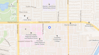 Map for Palm Island Senior Apartment Homes - Fountain Valley, CA