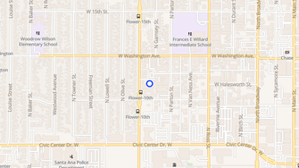 Map for Hana Bosho Apartments - Santa Ana, CA