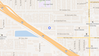 Map for Cedar Glen  - Anaheim, CA