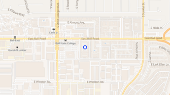 Map for Wateridge Apartments - Anaheim, CA