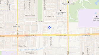 Map for San Marcus Apartments - Anaheim, CA