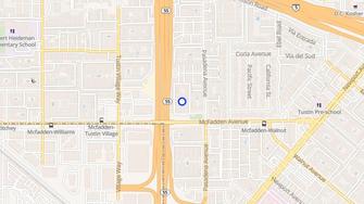 Map for Medallion Court Apartments - Tustin, CA