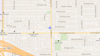 Map for Parkin Gardens - Fullerton, CA
