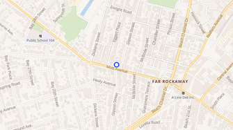Map for Rachel Arms Apartments - Far Rockaway, NY
