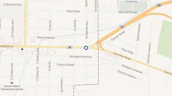 Map for Indiana County Housing Auth - Indiana, PA