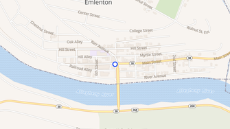 Map for Bridge View Apartments - Emlenton, PA