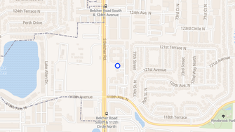 Map for Shadow Run Apartments - Largo, FL