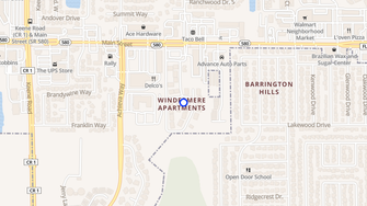 Map for Windemere Apartments - Dunedin, FL