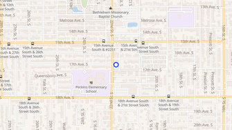 Map for Willie C Carter Apartments - Saint Petersburg, FL