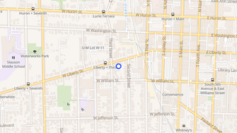 Map for Albert Terrace - Ann Arbor, MI