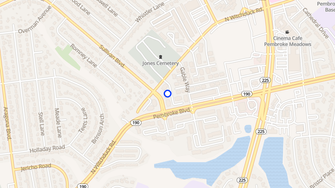 Map for Pembroke Crossing Apartments - Virginia Beach, VA