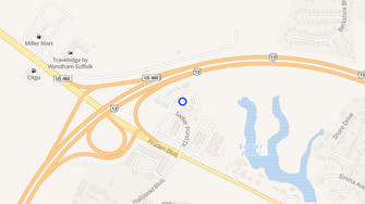 Map for Sadler Pond Apartments - Suffolk, VA