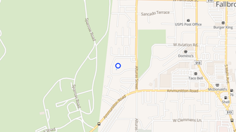 Map for Alturas Pines   - Fallbrook, CA