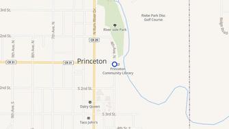 Map for Riverside Senior Apartments - Princeton, MN