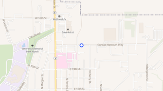 Map for Bethel Community Apartments - Rushville, IN