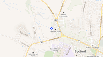 Map for Bedford Motel - Bedford, MA