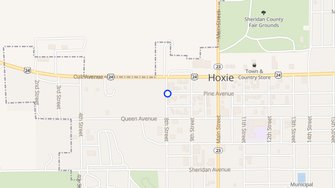 Map for Indian Creek Apartments - Hoxie, KS