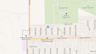 Map for Martha's Terrace Apartments - Magna, UT