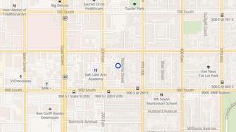 Map for Roberta Street Apartments - Salt Lake City, UT