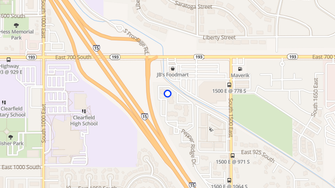 Map for Pepper Ridge Apartments - Clearfield, UT