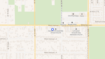 Map for Avenue L Apartments - Quartz Hill, CA
