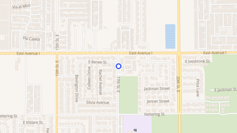 Map for Sierra View Apartments - Lancaster, CA