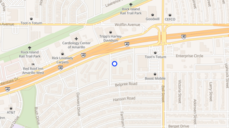 Map for River Falls Apartments - Amarillo, TX