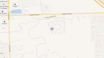 Map for Kearsley Creek Townhomes - Davison, MI
