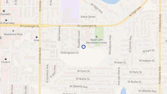 Map for Park Place Apartments - Tampa, FL