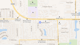 Map for Pine Lake Apartments - Tampa, FL