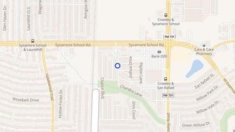 Map for Sycamore Pointe Apartments - Fort Worth, TX