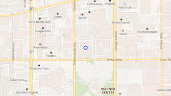 Map for Warner Pines - Woodland Hills, CA