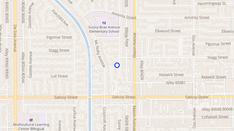 Map for Keswick Manor Apartments - Canoga Park, CA
