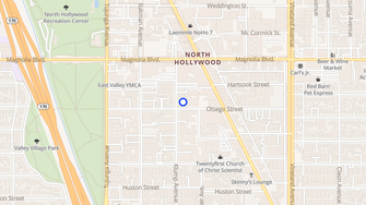 Map for Las Casitas Apartments - North Hollywood, CA