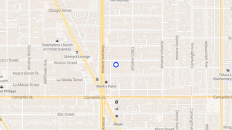 Map for Huston Court - North Hollywood, CA